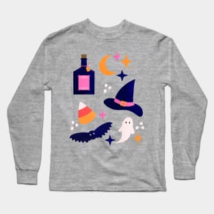 Pink and purple Halloween essentials Long Sleeve T-Shirt